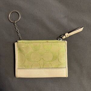 Coach Mini Skinny wallet/ key holder